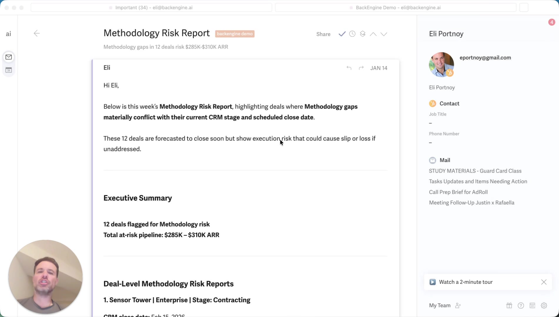 Monday AM — Manager Visibility