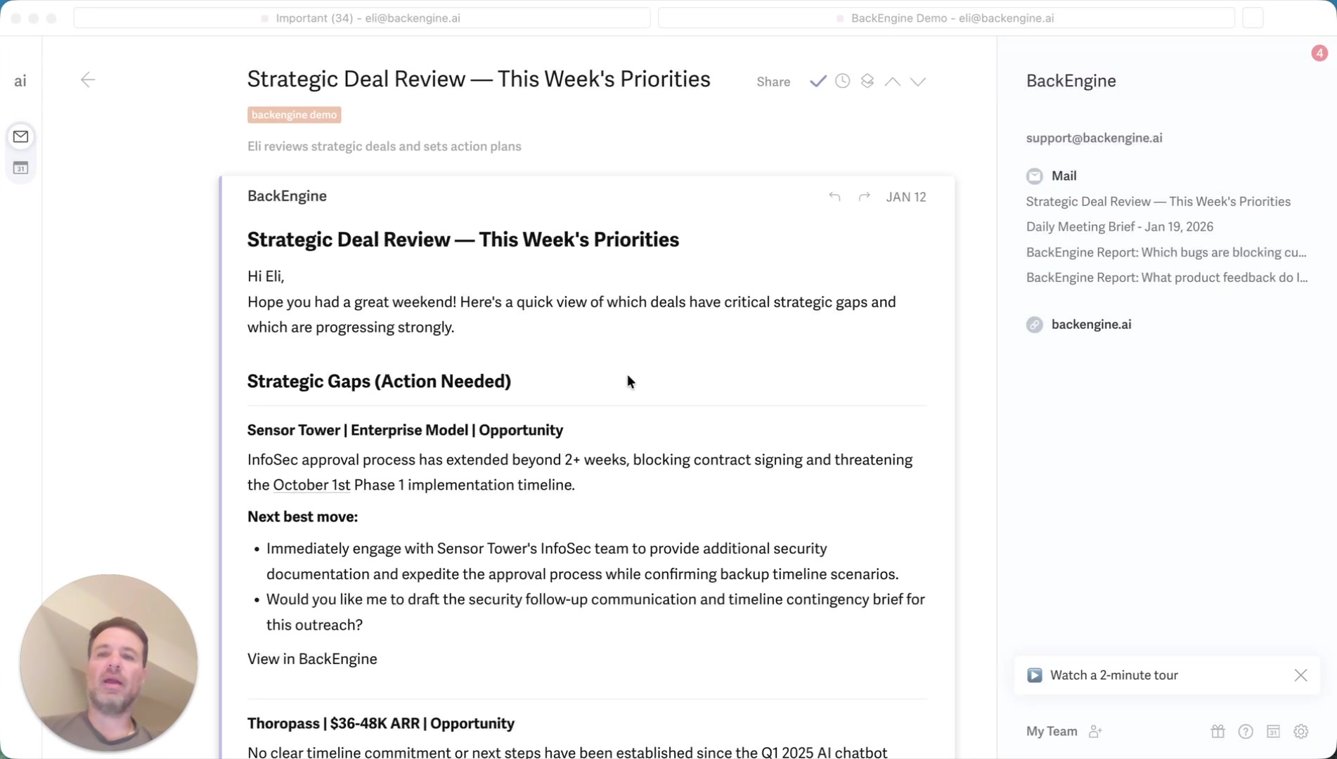 Monday AM — Rep Scorecard